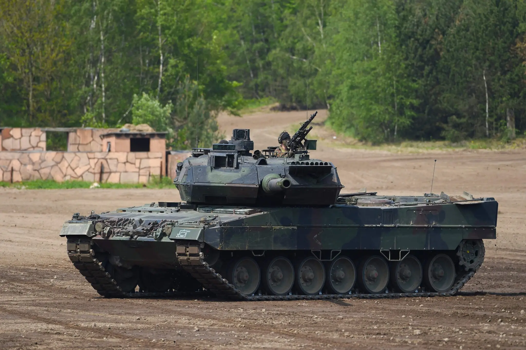 Бойовий танк Leopard 2 на військових навчаннях у Мюнстері, Німеччина, 2019 рік